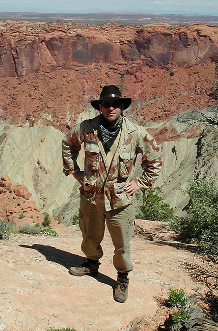 Geoff Notkin at the Upheaval Dome in Utah